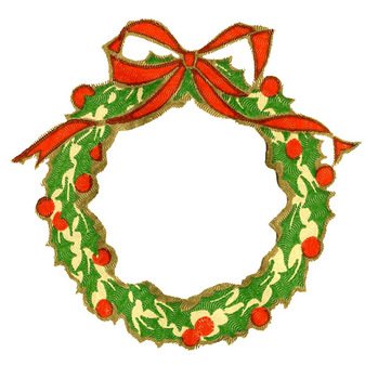 Christmas Wreath Clip Art N93