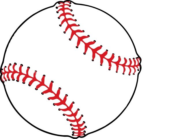 Baseball Stitches Vector Art N2
