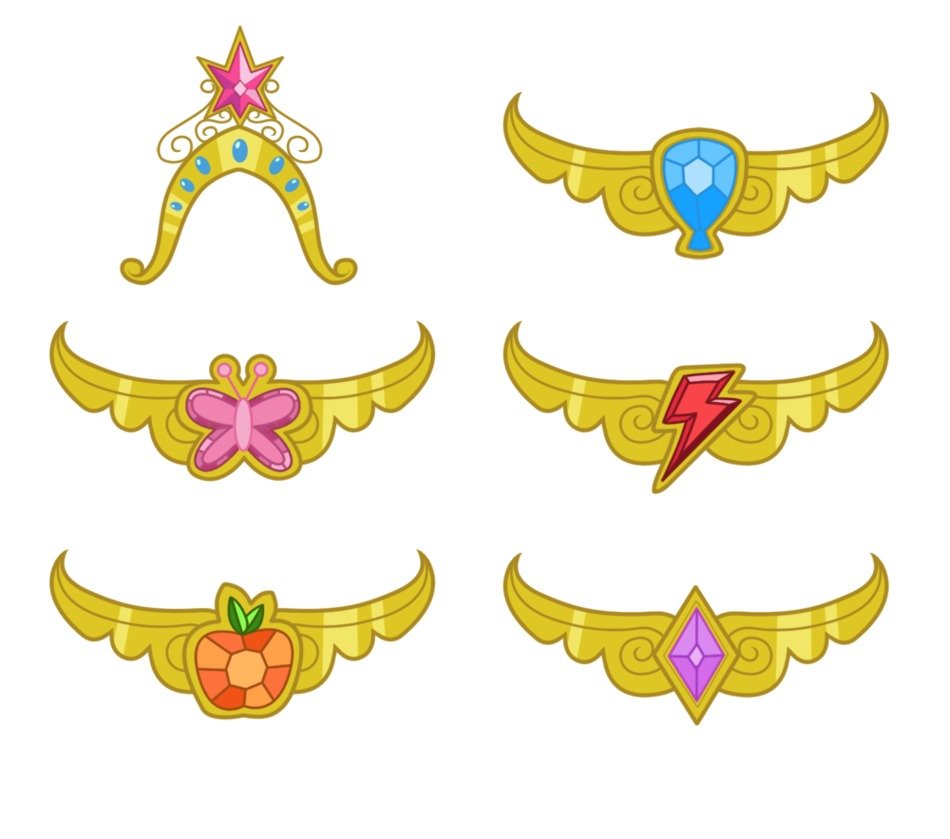 My Little Pony Elements Of Harmony Base as graphic elements for clipart