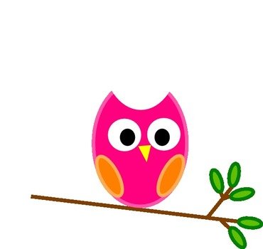 Teal Owl Clip Art N4