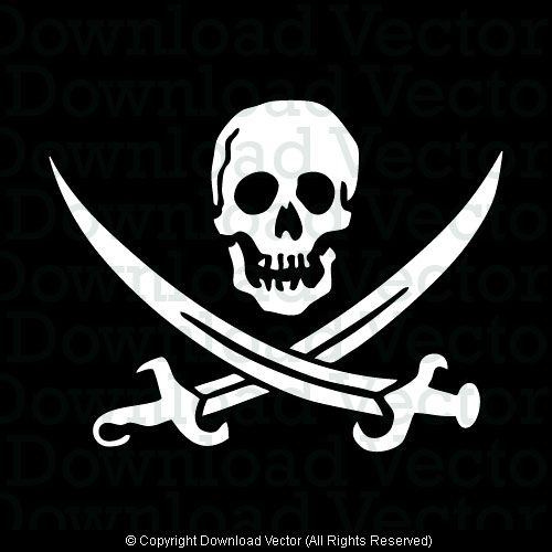 Pirate Skull Vector N5 free image download