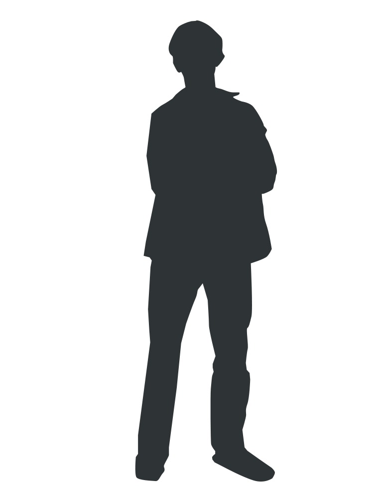 Black student silhouette free image download