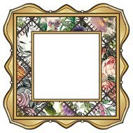 Square Fancy Frame Clip Art