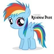 My Little Pony character, Rainbow Dash