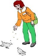 Pigeon Clip Art N17