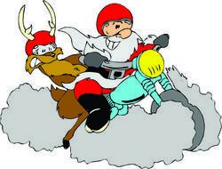 Cartoon Riding Bike N19