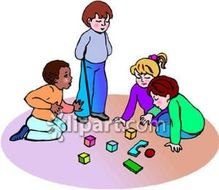 Group Of Children Playing Clip Art