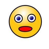 Shocked Smiley Face Clip Art N20