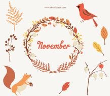 November Clip Art N18