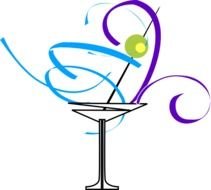 Martini Glass Clip Art N46