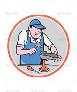 Shoe Circle Cartoon 8664085 Stock Vector Characters People Repair