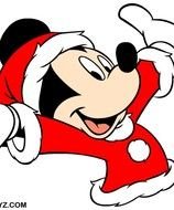 Mickey Mouse Santa