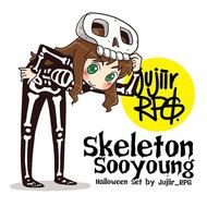 Halloween Cartoon Girl