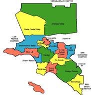 La County Cities Map