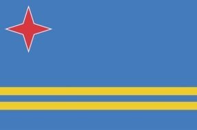 Aruba's national flag