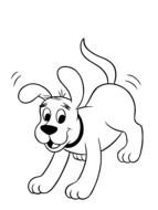 Clifford Big Red Dog Coloring Pages