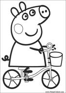 Pintar E Colorir Peppa Pig Desenho 002