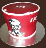 KFC red Dessert Cake