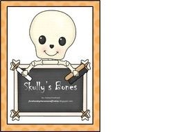 picture with funny skeleton