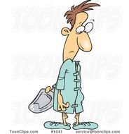 Hospital Gown Clip Art N11