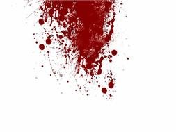 Transparent Blood Splatter N4