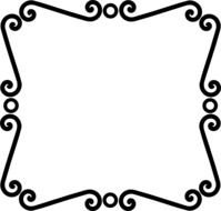 Scroll Frame Clip Art N13