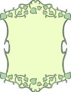 light green frame