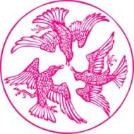 Pink Birds Clip Art Vector