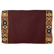 Brown African Art Kitchen Towel