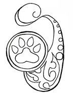 Dog Paw Drawing