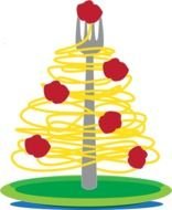 Spaghetti Dinner Clip Art N42