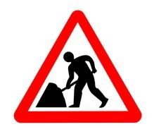 Men At Work Sign N4