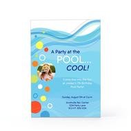 Swimming Birthday Party Invitations drawing