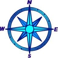 Compass North South Arrows