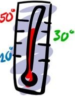 Cold Weather Thermometer drawing