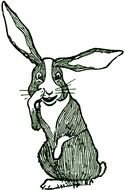 Bunny Rabbit Clip Art Free drawing