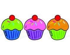 Birthday Cupcake Clip Art N38