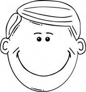 Face Outline Clip Art N11