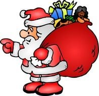 Santa Again If You Like This Clip Art Share Them With Friends