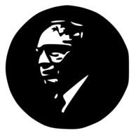 drawing of man in dark