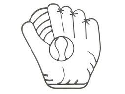 nice Baseball Glove Drawing