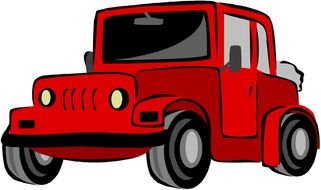 Cartoon Car as a picture for clipart