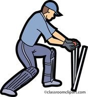 Cricket Sport Clip Art N6