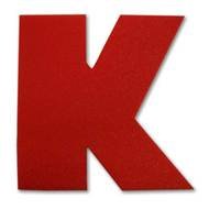 letter K is red