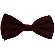 Dark red bow