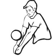 Volleyball Coloring Pages N4