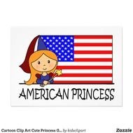 Cartoon American Flag Clip Art N33