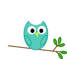 Pink Owl Clip Art N43