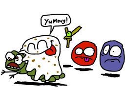animated white blood cell