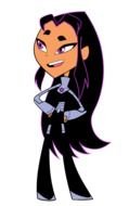 Princess Blackfire from a cartoon